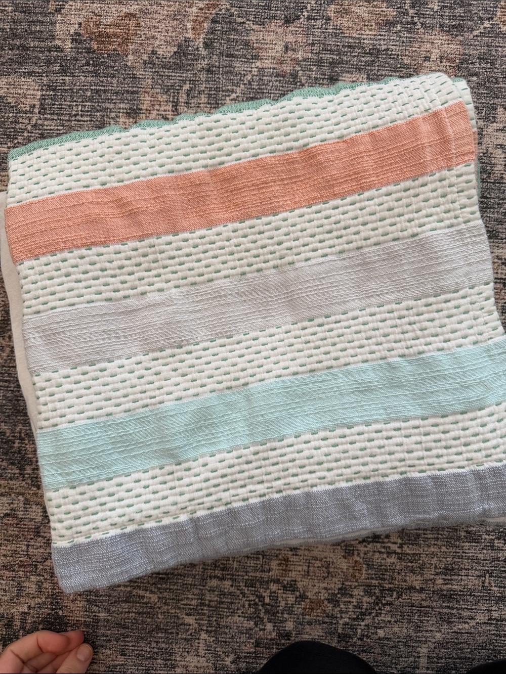 Pottery Barn Kids Colby Crib Skirt